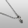 SFD-P-080SV skull necklace strange freak designs.